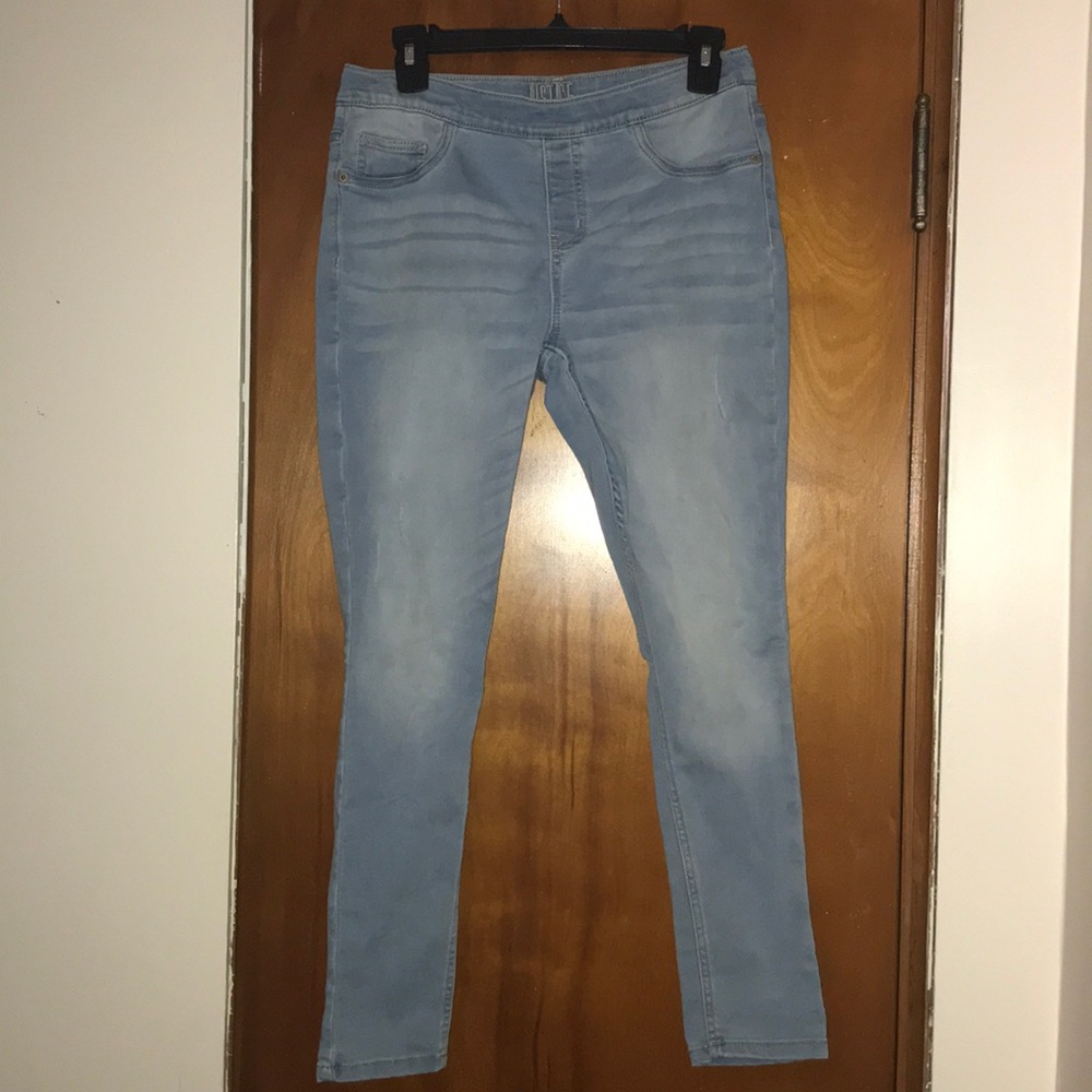 Justice size 14 1/2 plus mid rise legging jegging
